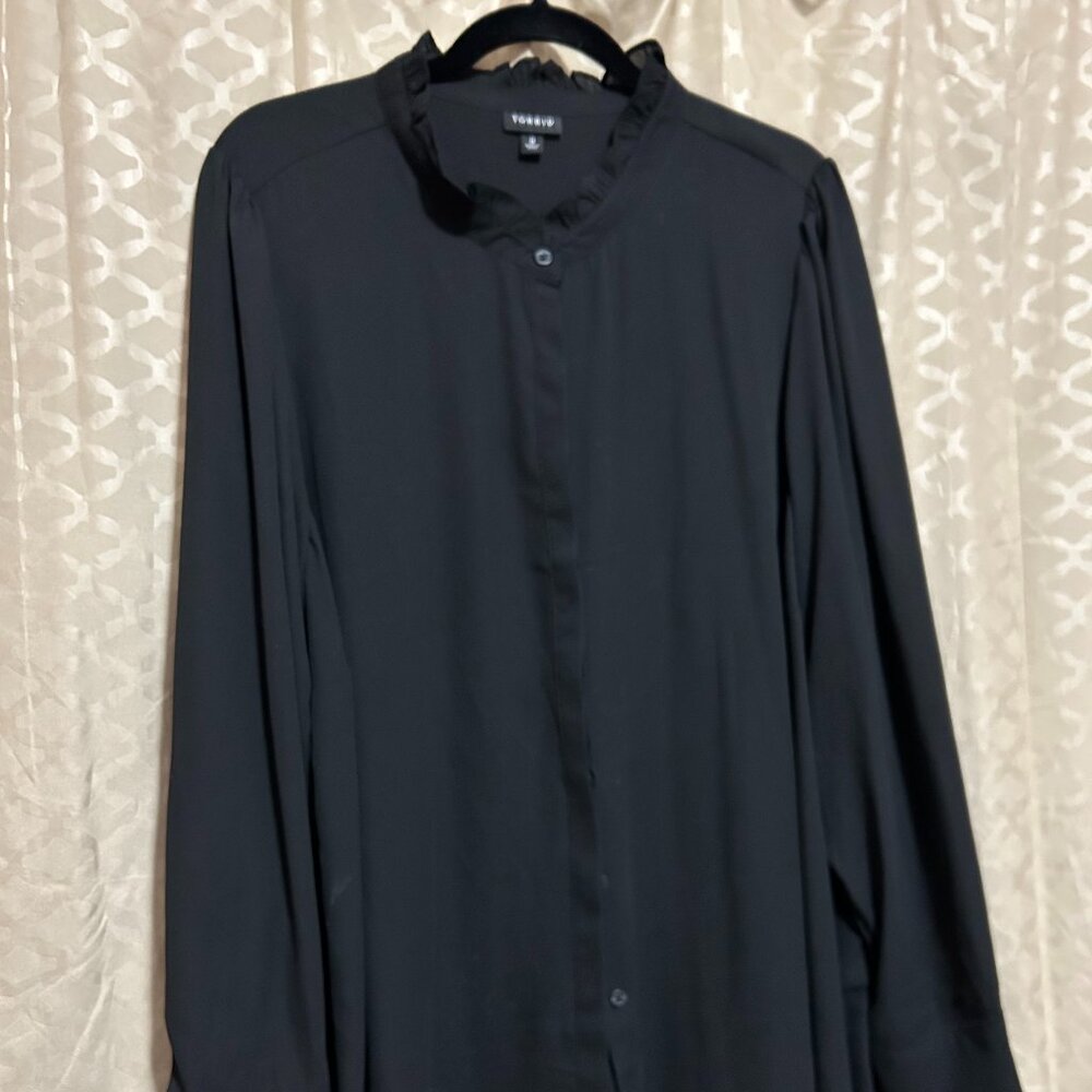 Ruffle Neck Blouse